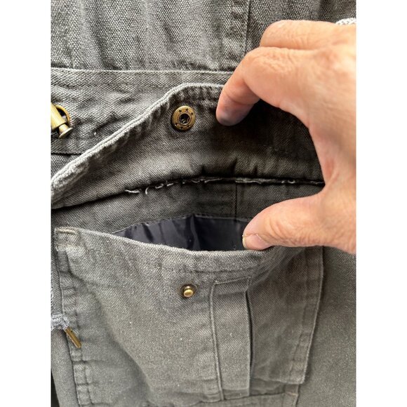 Victory Outfitters Utility Vest Mens XXL Green Sherpa Lined Hooded Outdoor Wear - Picture 9 of 13